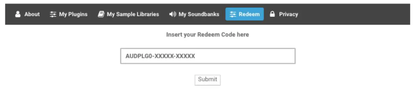 audiority Pre X7 All Tube Preamplifier Plugin - Once registered, log in to your account by clicking the User Area section of our site