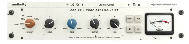 audiority Pre X7 All Tube Preamplifier Plugin - We wanna thank you for buying Audiority Pre X7 plugin