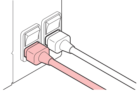 OPT J0537 Original Mimaki Bulk Ink System - plugged into the heater