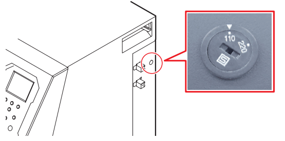 OPT J0537 Original Mimaki Bulk Ink System - switch to the voltage
