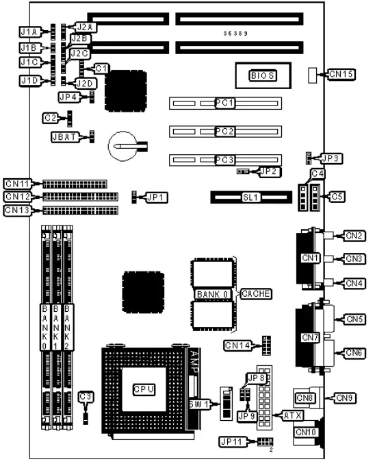 SOLTEK SL-56F1 Slot 1 Motherboard-fig2