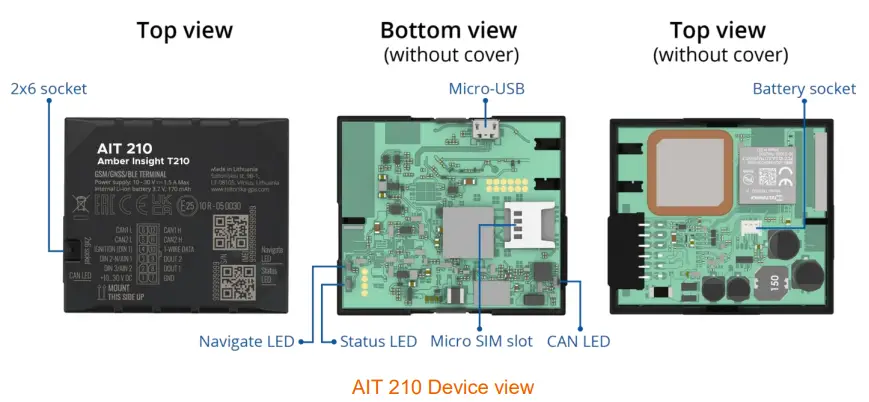 amber connect T210 Connect Devices and Features - Know your device