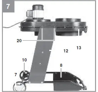 Einhell TE-VE 550 2 A Vacuum Extraction Machine 11