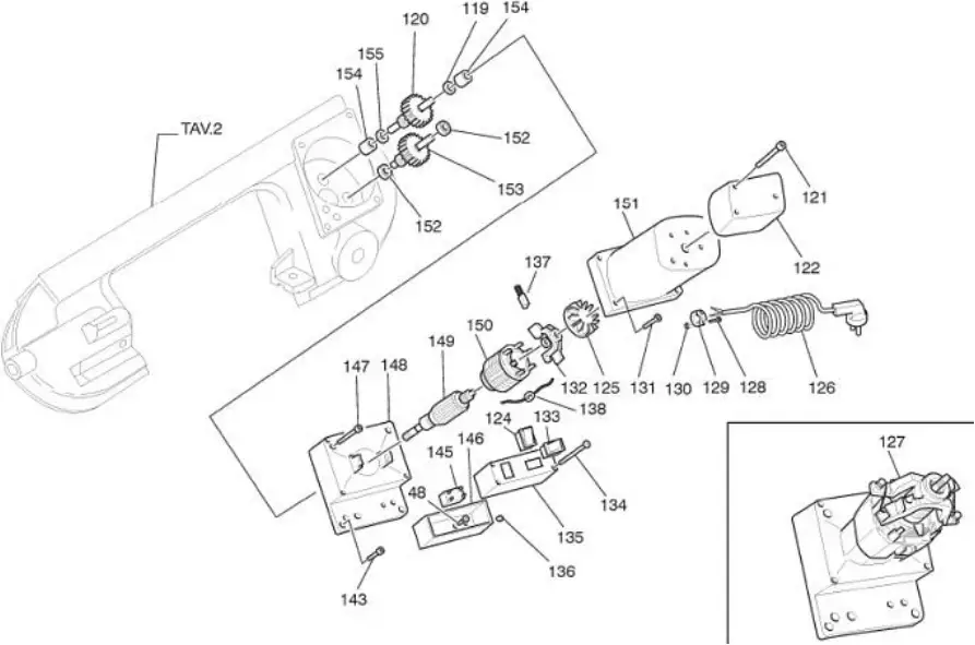 DAKE SE-5X8 - EXPLODED VIEWS & PART LIST 4