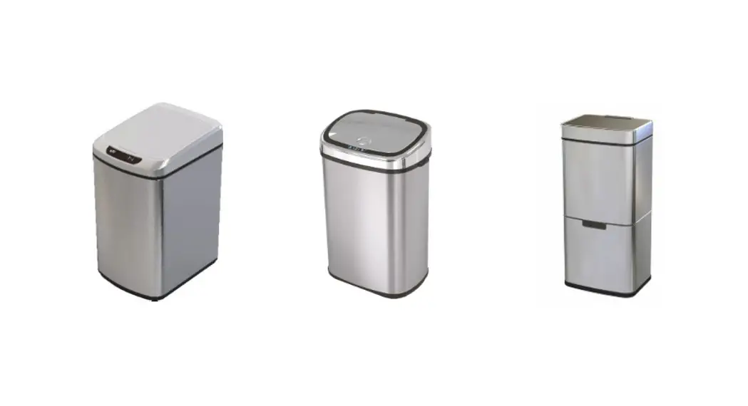 Hanover Htrash9l-6 9l White With Gold Trim Trash Can Instructions