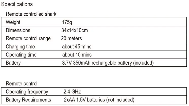 REVOLT GC88752-80 Bionic Shark User Manual - About this product