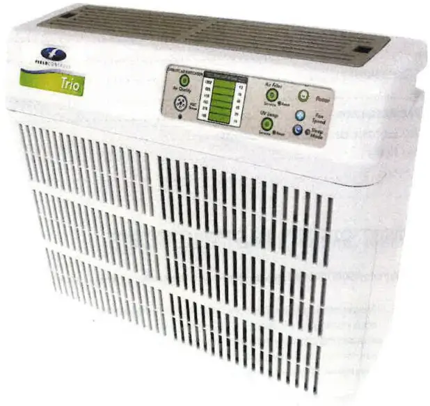 FIELD CONTROLS TRIO 1000P Healthy Home Air Purification System