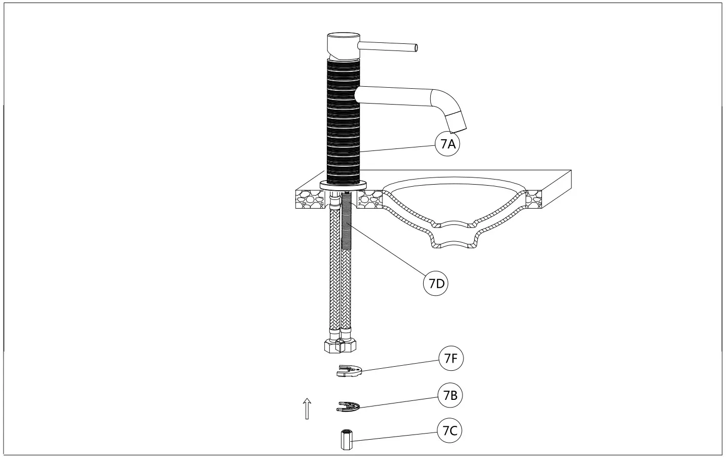 Empire BeBa_25975 Basin Mixer Tap - SECURING FAUCET