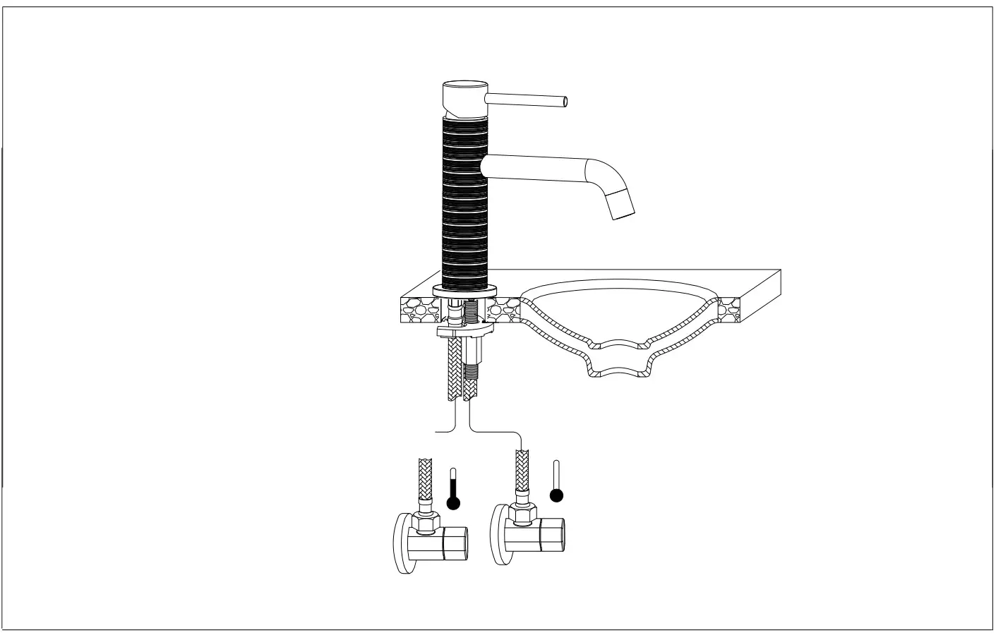 Empire BeBa_25975 Basin Mixer Tap - WATER SUPPLY LINES