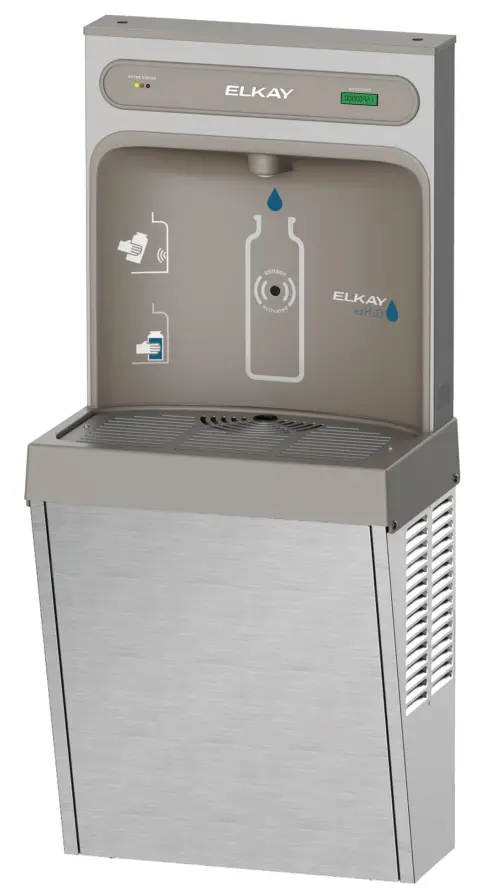 ELKAY LZ8WSSSMC Refrigerated Surface Mount Bottle Filling Station