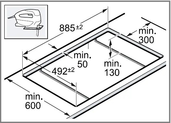 BOSCH VG295150F 200 Series Gas Cooktop 90 cm 06