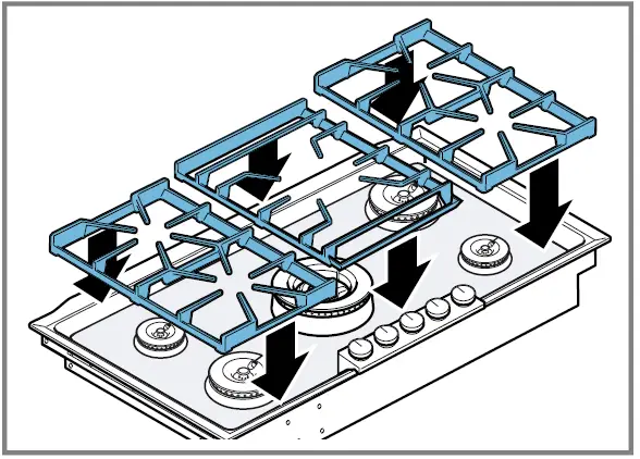 BOSCH VG295150F 200 Series Gas Cooktop 90 cm 11