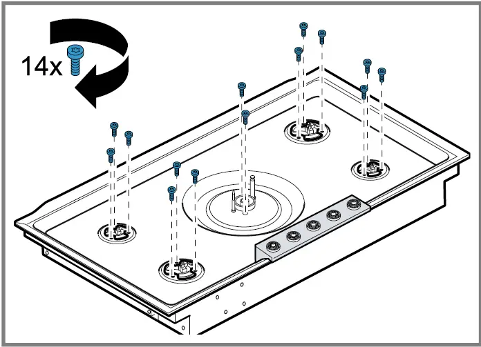 BOSCH VG295150F 200 Series Gas Cooktop 90 cm 23