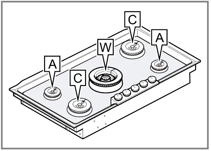 BOSCH VG295150F 200 Series Gas Cooktop 90 cm 25