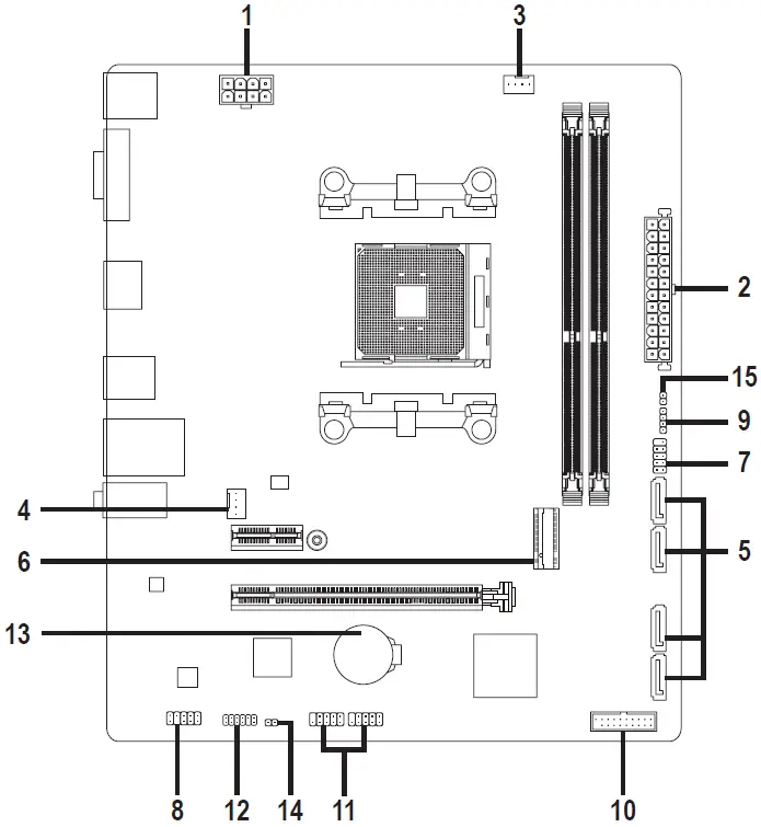 GIGABYTE A520M K V2 Motherboard 08