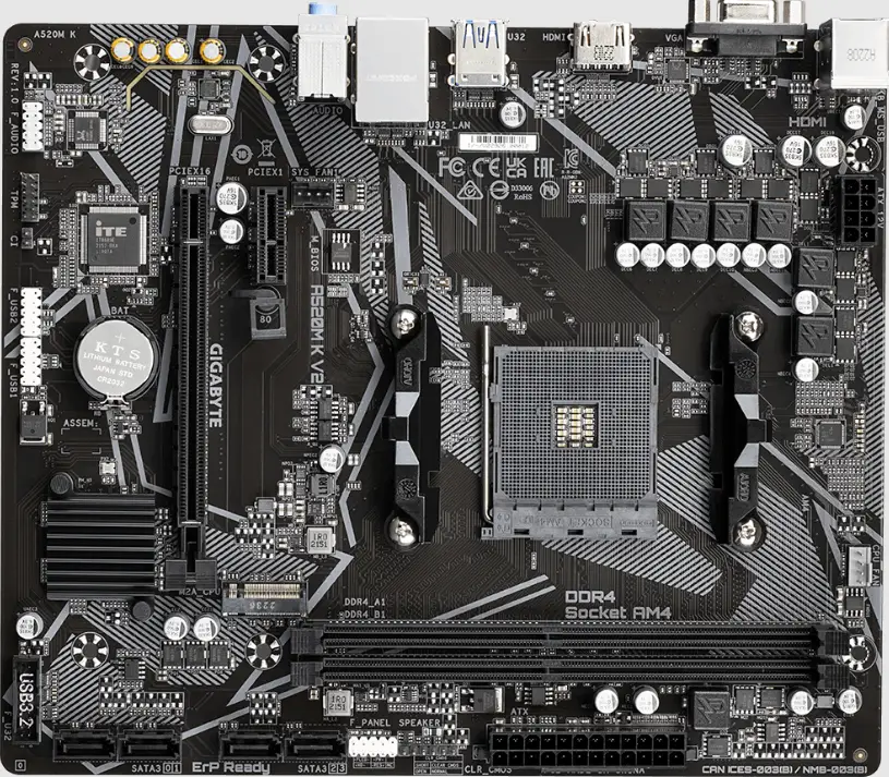 GIGABYTE A520M K V2 Motherboard product