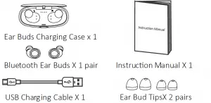 Aiwa True Wireless Stereo Earbuds AH-TW32 User Manual