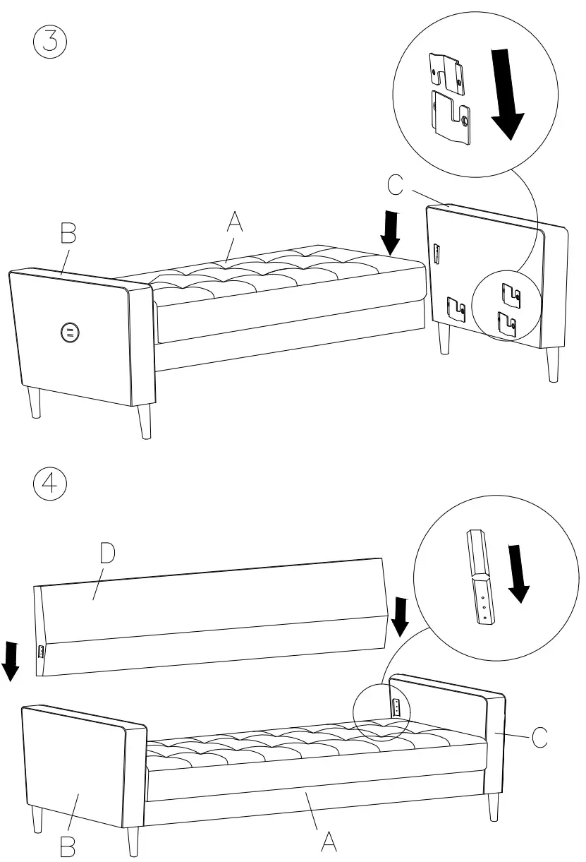 ASHLEY 5460438 Room Darlow Sofa - Fig3