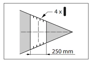 Grid bars in the tunnel openings