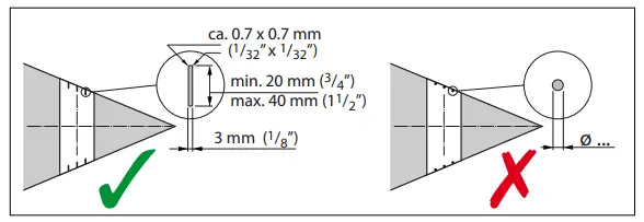 Grid bars in the tunnel openings