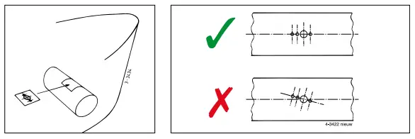 Drilling the holes in the thrust-tunnel