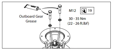 Installation tailpiece and intermediate flange