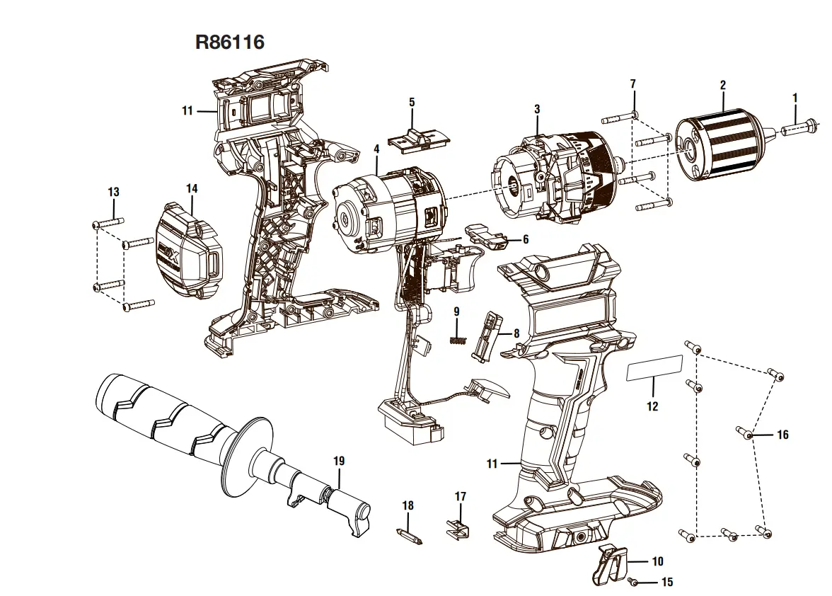 RIDGID-R86116-18-Volt-Hammer-Drill-FIG-1