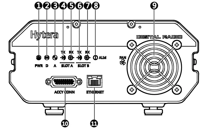 Hytera RD622i Digital Migration Wall Mount Repeater - Fig 1