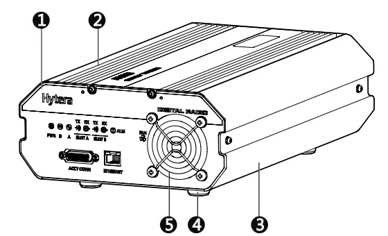 Hytera RD622i Digital Migration Wall Mount Repeater - Fig
