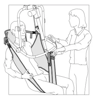 HUMAN CARE 25085C Toileting sling (10)