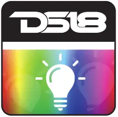 DS18 NXL-8M 8 Inch Marine Grade Coaxial Speaker with RGB LED Lights and Stainless Steel Mesh Grill - Icon 7