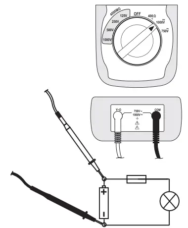 VOLTCRAFT ET-100 Insulation Tester - fig 3