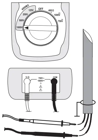 VOLTCRAFT ET-100 Insulation Tester - fig 7