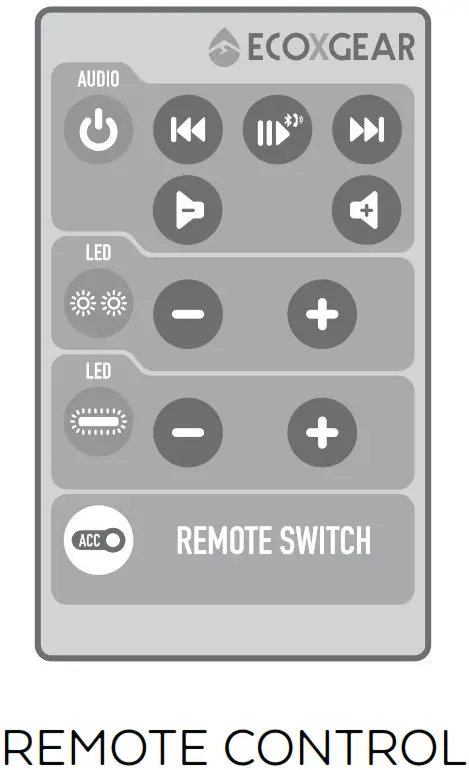 ECOXGEAR SoundExtreme --Remote Control