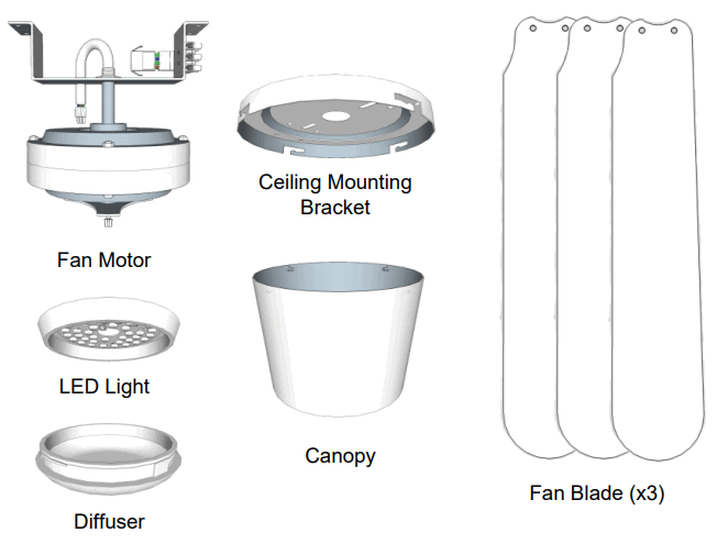 Brilliant 22087-05 48 Inch Preston DC Ceiling Fan - fig 2