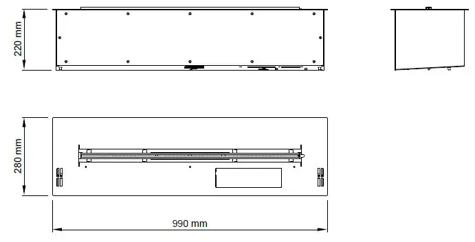 planika-Prime-Fire 990 + Bioethanol-Fireplace-Insert-2