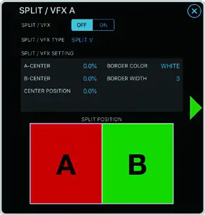 Roland V-8HD Remote iPad App - . SPLIT