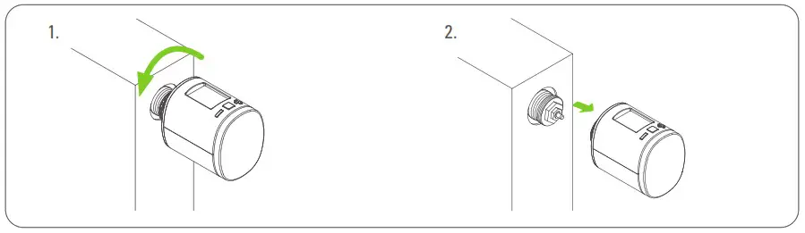 EUROTRONIC SPIRIT ZigBee Energy Saving Thermostat - Operating and Display Elements 10