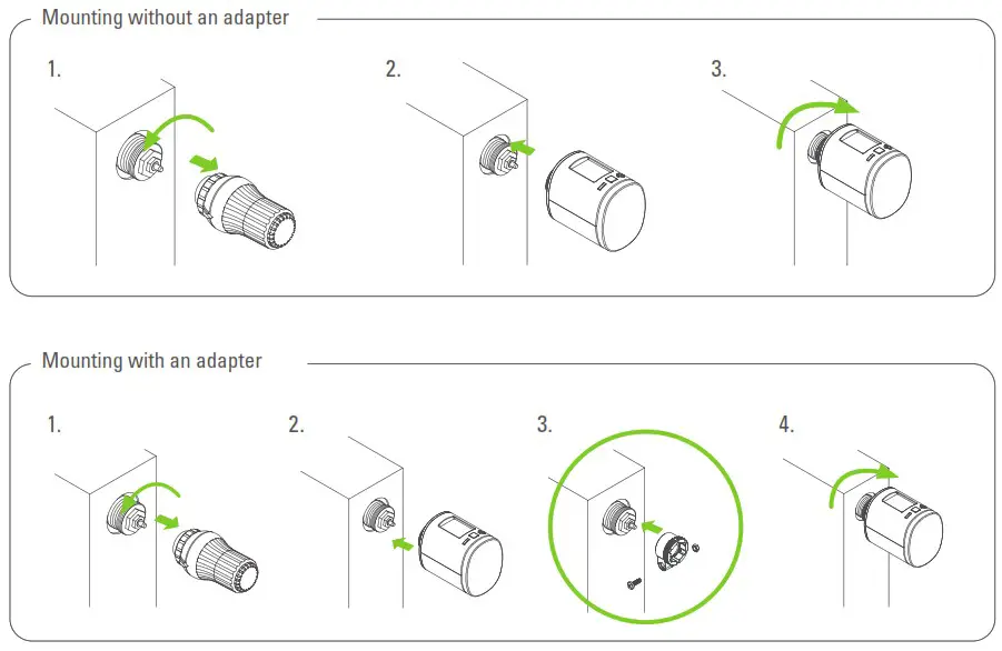 EUROTRONIC SPIRIT ZigBee Energy Saving Thermostat - Operating and Display Elements 7