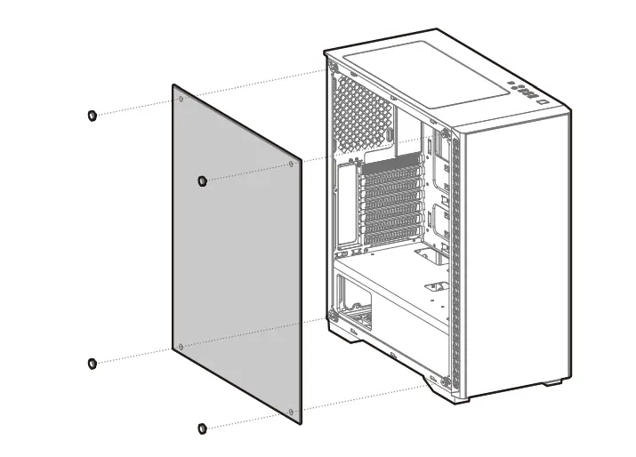 Removing the Tempered Glass Side Panel