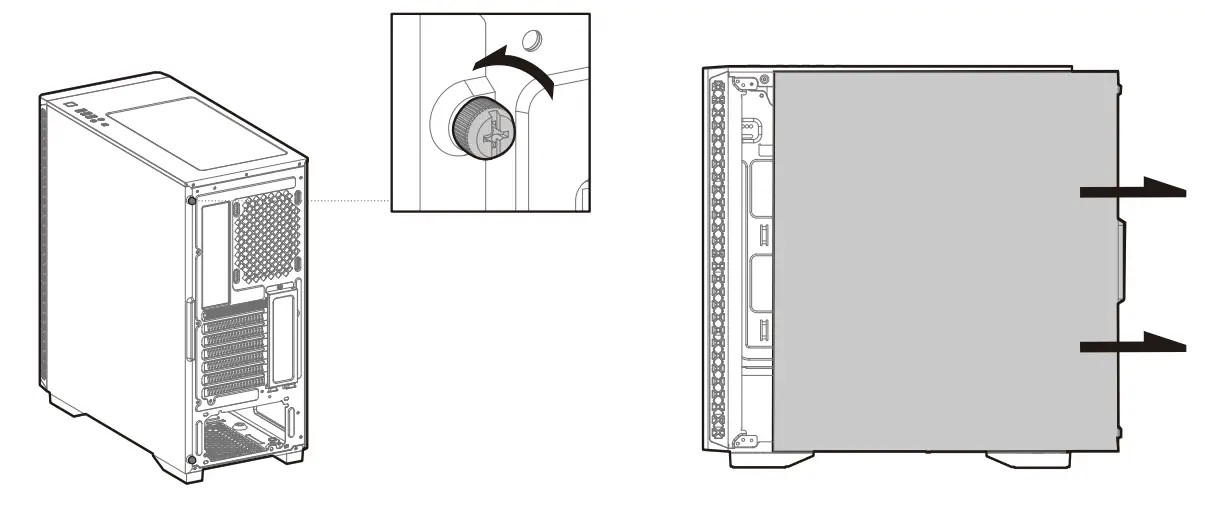 Removing The Metal Side Panel