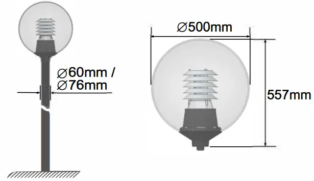 Exterior-Lights-Pluckley-30-45w-LED-Clear-Globe-Amenity-Street-Light-fig-1