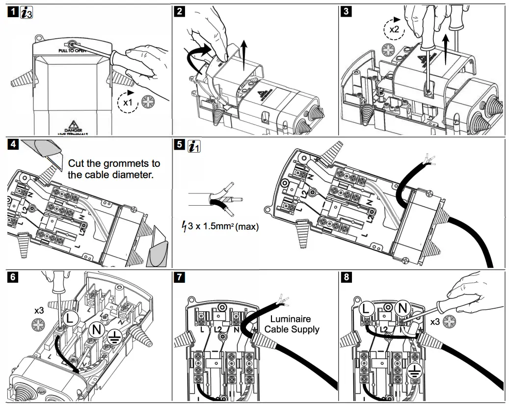 Exterior-Lights-Pluckley-30-45w-LED-Clear-Globe-Amenity-Street-Light-fig-13