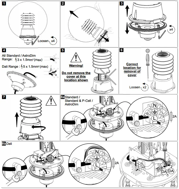 Exterior-Lights-Pluckley-30-45w-LED-Clear-Globe-Amenity-Street-Light-fig-3
