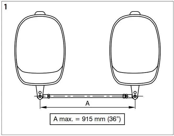 vetus OB1000 Tie Bar For Outboard Motors - Product Overview 1