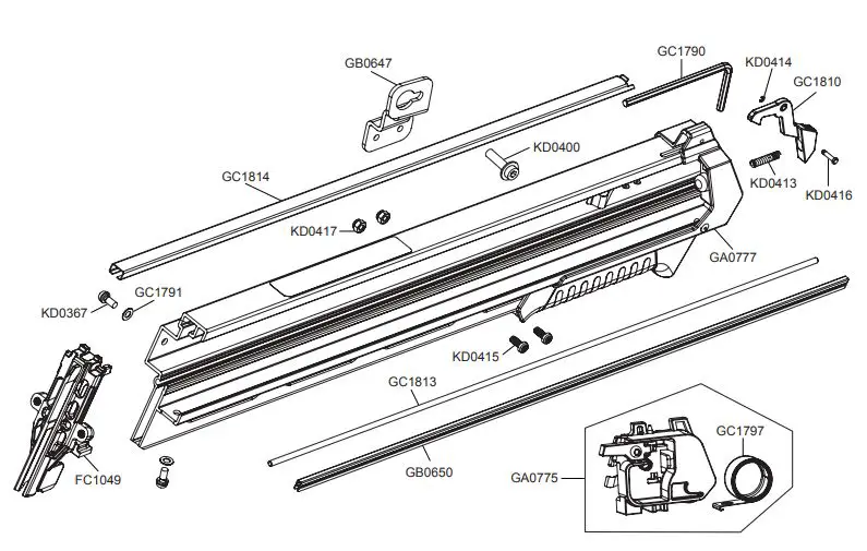 SENCO FUSION Cordless Framing Nailer F-35FRHXP Instruction Manual - Feed System