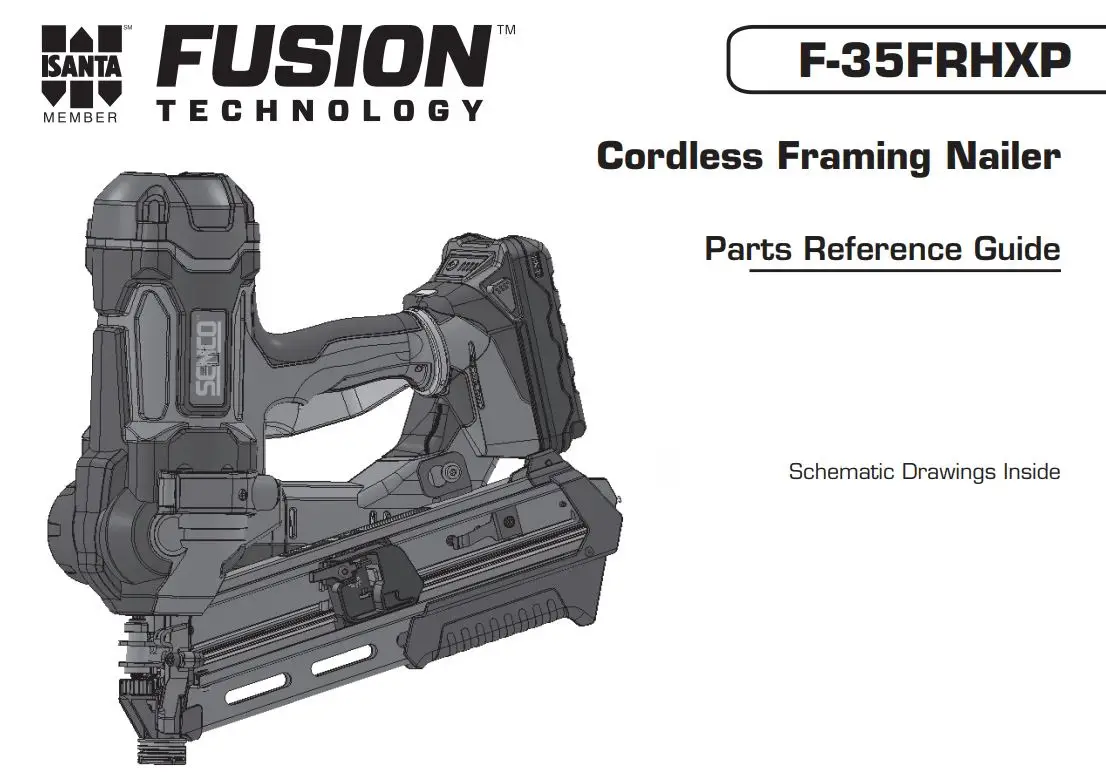SENCO FUSION Cordless Framing Nailer F-35FRHXP Instruction Manual