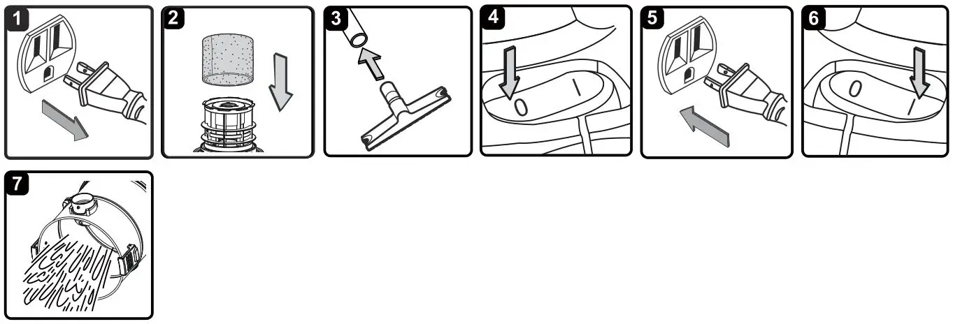 Vacmaster VOA407S 4 Gallon Peak HP Stainless Steel Vacuum - LIQUID VACUUM OPERATION