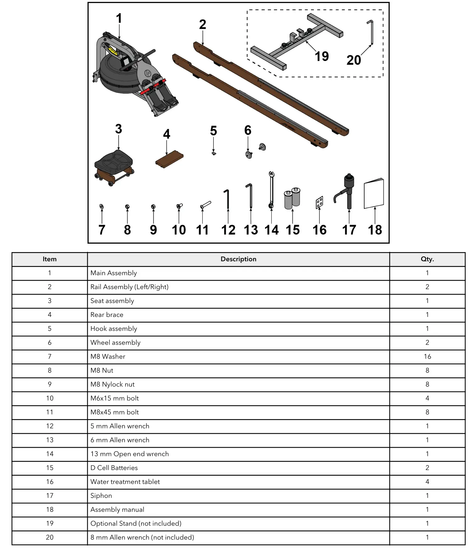LifeFitness HXD-ALLLX-101 Row HX Trainer - Assembly