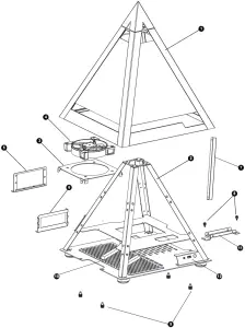 PYRAMID MINI 806 - Chassis Parts